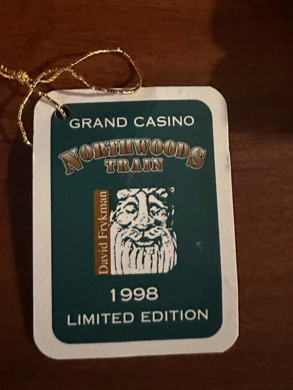 Ltd. Edition 1998 David Frykman Grand Casino Northwoods Train - full 4 pc set